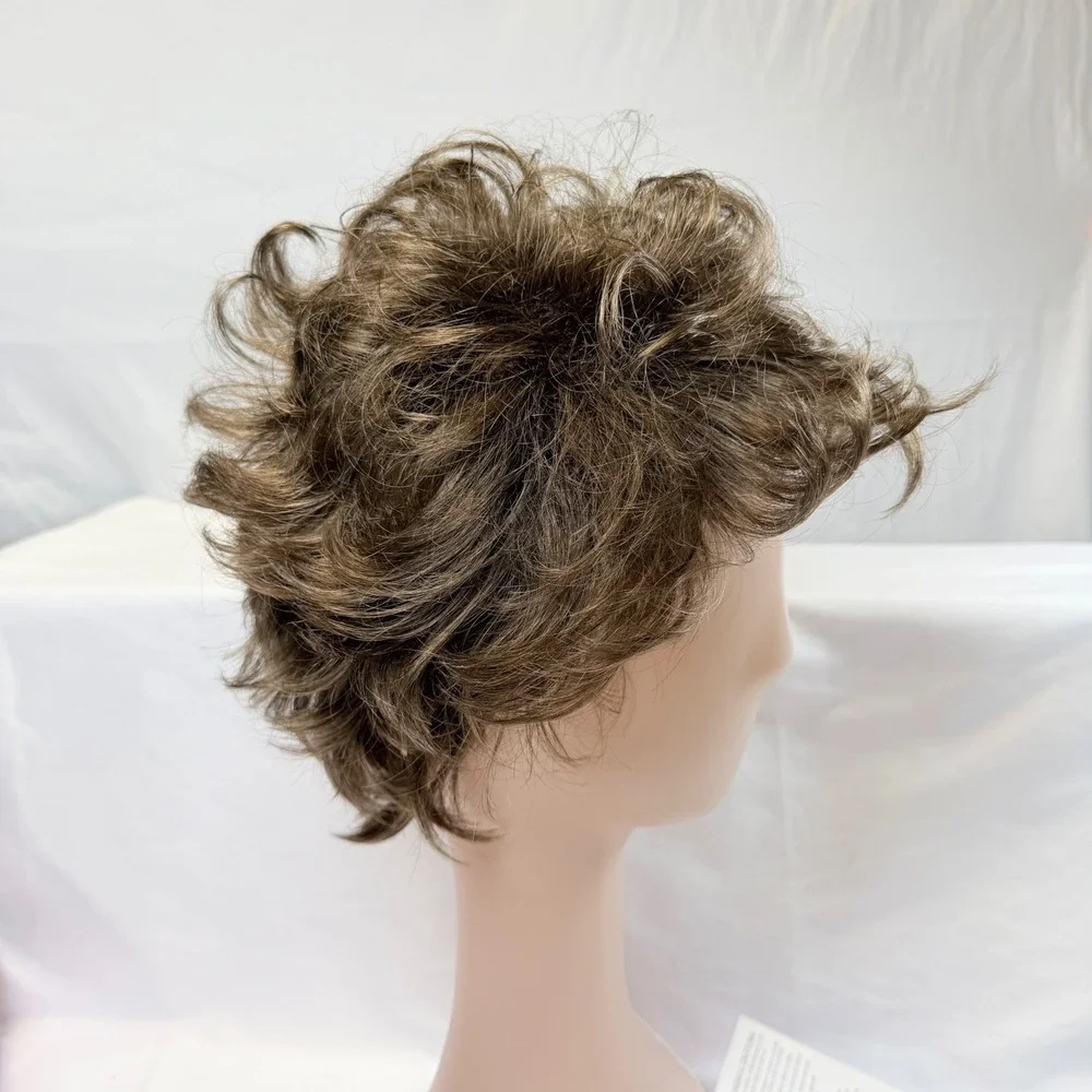 Paula Young Rockwood-A Wig Womens Average Size 10 Brown Short Layered Synthetic